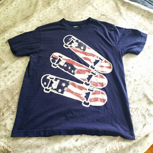 Nwot Crazy 6 Skateboard T-shirt  blue size Youth 14 (XL)